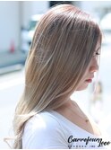 【ダブルカラー】luxury milktea blonde double color