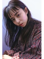 ウォーター 表参道(WATER)&nbsp;鎖骨ミディアム/シースルー前髪/ニュアンスカラー/南青山/表参道