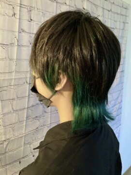 キーマン(KEYMAN) ショートウルフ×インナーカラー