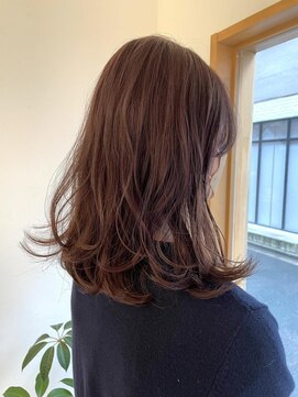 ニア 清澄白河(nir) 〈清澄白河 半個室〉レイヤーボブ/ラベンダーピンク