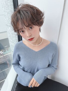 ノイ(neu) ゆるっと柔らかショートパーマスタイル【静岡/髪質改善】