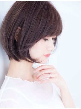 マッシュアンドマッシュアヴェダ ららぽーと福岡店(mash&mash AVEDA) ラベンダーベージュ☆大人ショートボブ30代40代/ララポート福岡