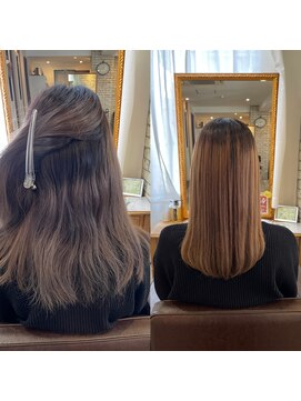シェノン 西梅田(CHAINON) 似合わせカット/アースカラー/くびれヘア/髪質改善