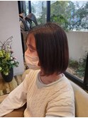 縮毛矯正(ブリーチ履歴あり)