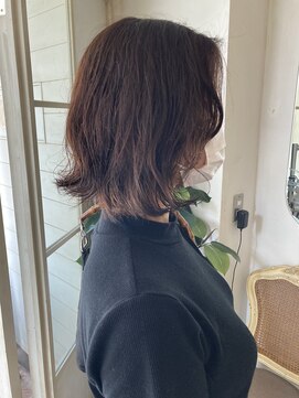 アミュレ(Amule) くせ毛風前下がり切りっぱなし外ハネミディ20代30代梅ヶ丘美容室