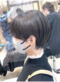 【絶壁解消】【襟足改善】黒髪マッシュショート