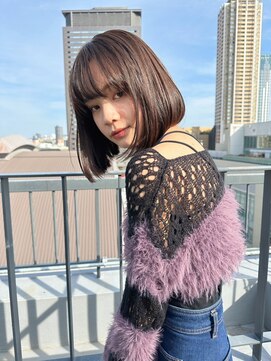 ルービック 和歌山(Rubik's) 前髪ありの小顔ボブ/髪質改善・前髪カット