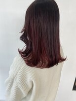 ルフュージュ(hair atelier le refuge) wine red / miyu
