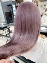 ヴェイン 渋谷(vain)&nbsp;髪質改善ストレート ハイトーンカラー ペールピンク