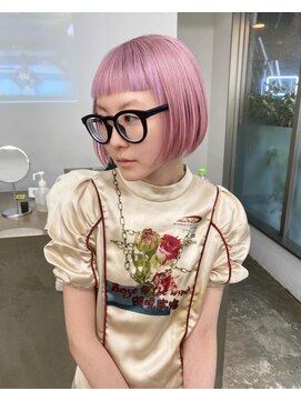 レコ 渋谷(LECO) プラチナピンクボブ