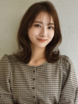 ブゾン(buZon) 【buZon ブゾン】外ハネくびれミディ☆シースルーバンク