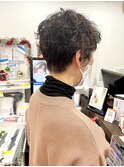 お手入れ簡単ショート×くしゃっとパーマ【横須賀中央 Really】