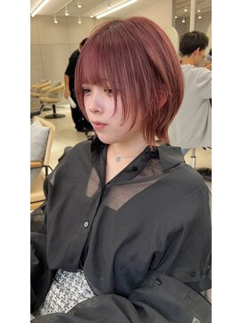 サンド 鹿児島中央(sand) @sei___sandハッシュカット/ウルフカット/鹿児島中央駅