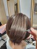 【髪の強度ハリコシUP】毛髪強化カラー+ 超音波トリートメント+炭酸頭浸浴
