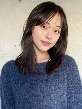 トイ(TOI) ふんわりフェイスレイヤーカット/2wayバング/グレージュ