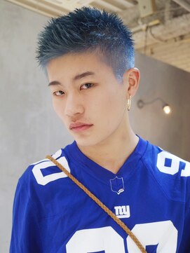 アルバム 渋谷パルコ(ALBUM) 短髪ブルーグレージュノオーガニックカラー_ba470021