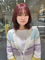 ゼスト フィーノ(ZEST fino) 【廣田未来】ブリーチなしWカラーチェリーピンク