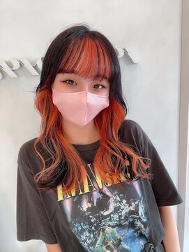 リボーンアルファ 船橋店(reborn α) フェイスフレーミング、インナーカラー