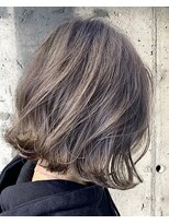 ウィールール 栄町店(WE RULE)&nbsp;ダメージレスカラーハイライト　× ミディアムヘア
