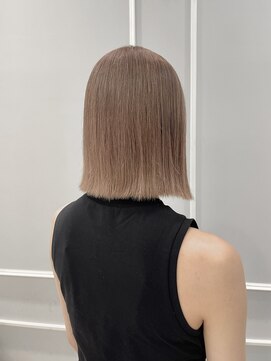 ネオリーブギンザ 銀座店(Neolive GINZA) ミルクティーベージュ×タッセルボブ×ブリーチ【銀座】片桐