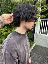 ダスティ穂高店&nbsp;波巻きパーマ＿縦落ちパーマ＿メンズパーマ