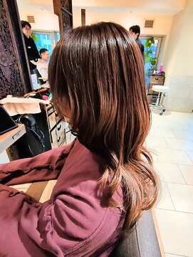 ヘアリゾート粋 ティガ 池袋店(tiga) ゆるカール/ミルクティーアッシュブラウン