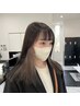 こなれ感をプラス。インナーカラー＋髪質改善Tr ￥12,100