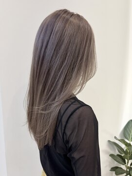 ロル キョウト(L'or Kyoto) ケアブリーチ　グレージュ　シルバーカラー　レイヤーカット