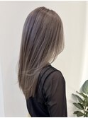 ケアブリーチ グレージュ シルバーカラー レイヤーカット