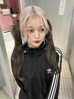 ペレ 梅田(PELE) ホワイトグレージュ/デジタルパーマ/フェザーパーマ/梅田