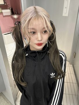 ペレ 梅田(PELE) ホワイトグレージュ/デジタルパーマ/フェザーパーマ/梅田