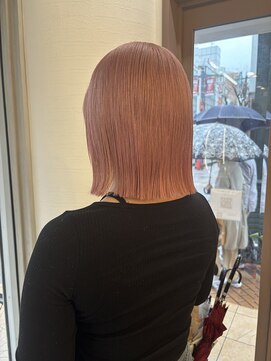 アプリ 南浦和(appri) [ピンク　ピンクベージュ]切りっぱなしボブ 南浦和/浦和/韓国 19