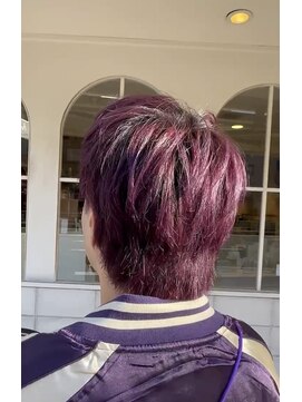 ロココ アンジュ(rococo ange) チェリーラベンダー　カシスラベンダー　メンズカット　ウルフ