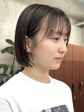 ノード(NODE) 栄ショートボブハイライトローライト顔まわりレイヤー名古屋