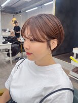 リミットバイアフィナー 大宮店(limit by Afinar) 丸みショート/マッシュショート/オレンジブラウン/シースルー