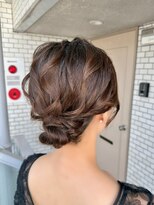 ソノ(sono)&nbsp;ボブでもアップにできる！シニヨンヘア♪