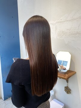 リヤン(Le lien) デザインカラー/暗めカラー/グランマッシュ/髪質改善/溝の口