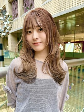 アルマモモ(Alma momo) シフォンベージュレイヤー