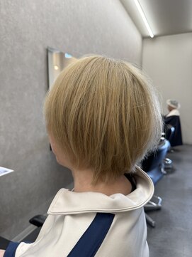 ステレオ 知立店(STEREO) メンズも楽しめるグラボブ×ブロンド12月