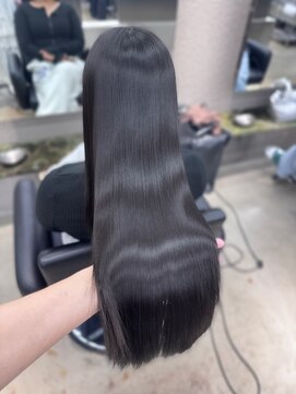 エン 栄店(enne) 大人ガーリー/ダークアッシュ/ミディアムレイヤーカット/栄