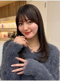顔まわり顔周り前髪カットミディアムレイヤーロングレイヤー