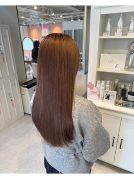 スペックホルダーミミ(Spec Holder mimi) ロング×ピンクベージュ0204大人ガーリー