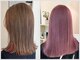 ヘアメイク ルエル(Hair Make Ruelle)の写真/透明感のある仕上がりで可愛さに感動！カラーの発色はもちろん、色持ち・艶感もUP★