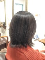 ヘアー グリーン(hair green) 40代50代60代/外ハネボブ/くびれボブ