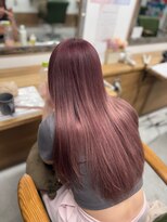 ロッソ ヘアアンドスパ 獨協大学前店(Rosso Hair&SPA) pink lavender