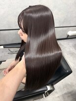 アーチーオオサカ 梅田中津(ARCHE-OSAKA)&nbsp;ラベンダーグレージュ/ブリーチなし/髪質改善/梅田美容室