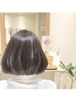 ナノハナ&nbsp;鹿沼で唯一本格ヘッドスパが出来る美容室　シンプルボブ