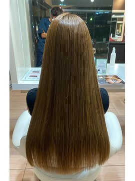 アフロディーテ 銀座(APHRODITE GINZA) くびれヘア/アプリコットオレンジ/ハイライト/縮毛矯正/銀座