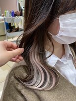 ユーフォリア 新宿店(Euphoria)&nbsp;【Euphoria】インナーカラーエクステクリームピンク