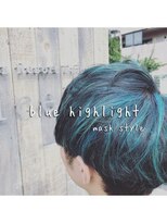 ヘアーリゾートサロン リチェット(Hair Resort Salon Ricetto) blue highlight